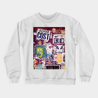 Street Art Manhattan NYC Crewneck Sweatshirt